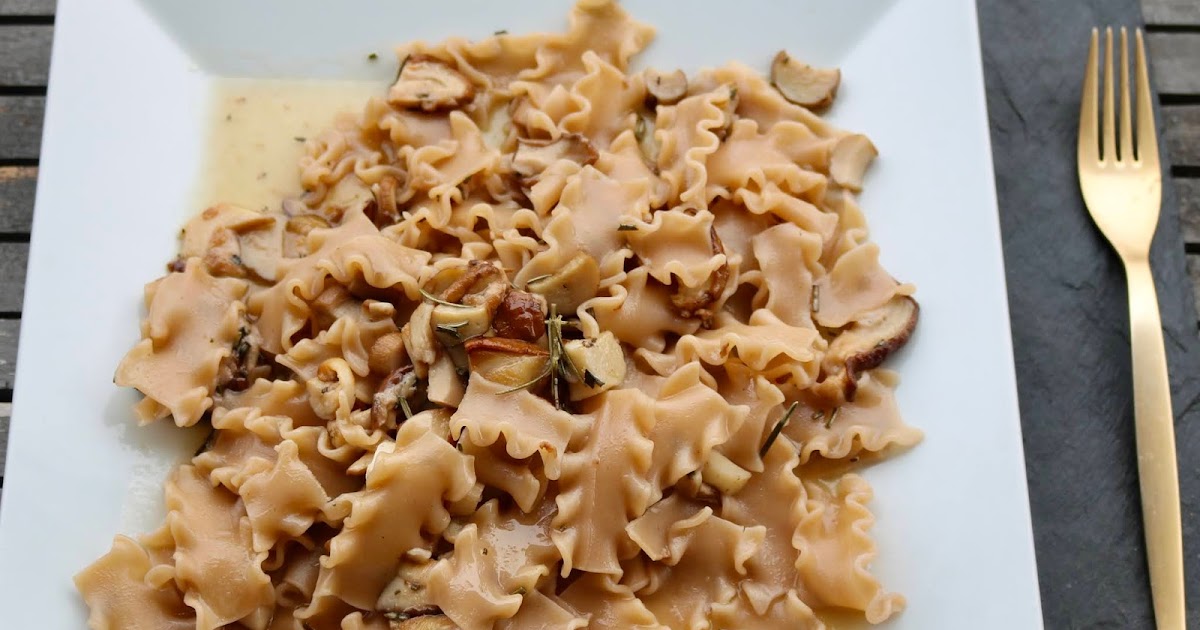 Kastanien Pasta mit Steinpilzen