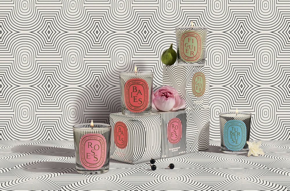 DIPTYQUE BOUGIES PARFUMÉES COLLECTION ANNIVERSAIRE 60 ANS HYPNOTIQUES