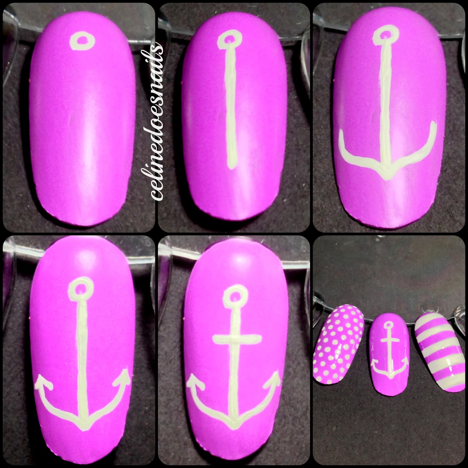 Nails By Celine: Anchor Tutorial
