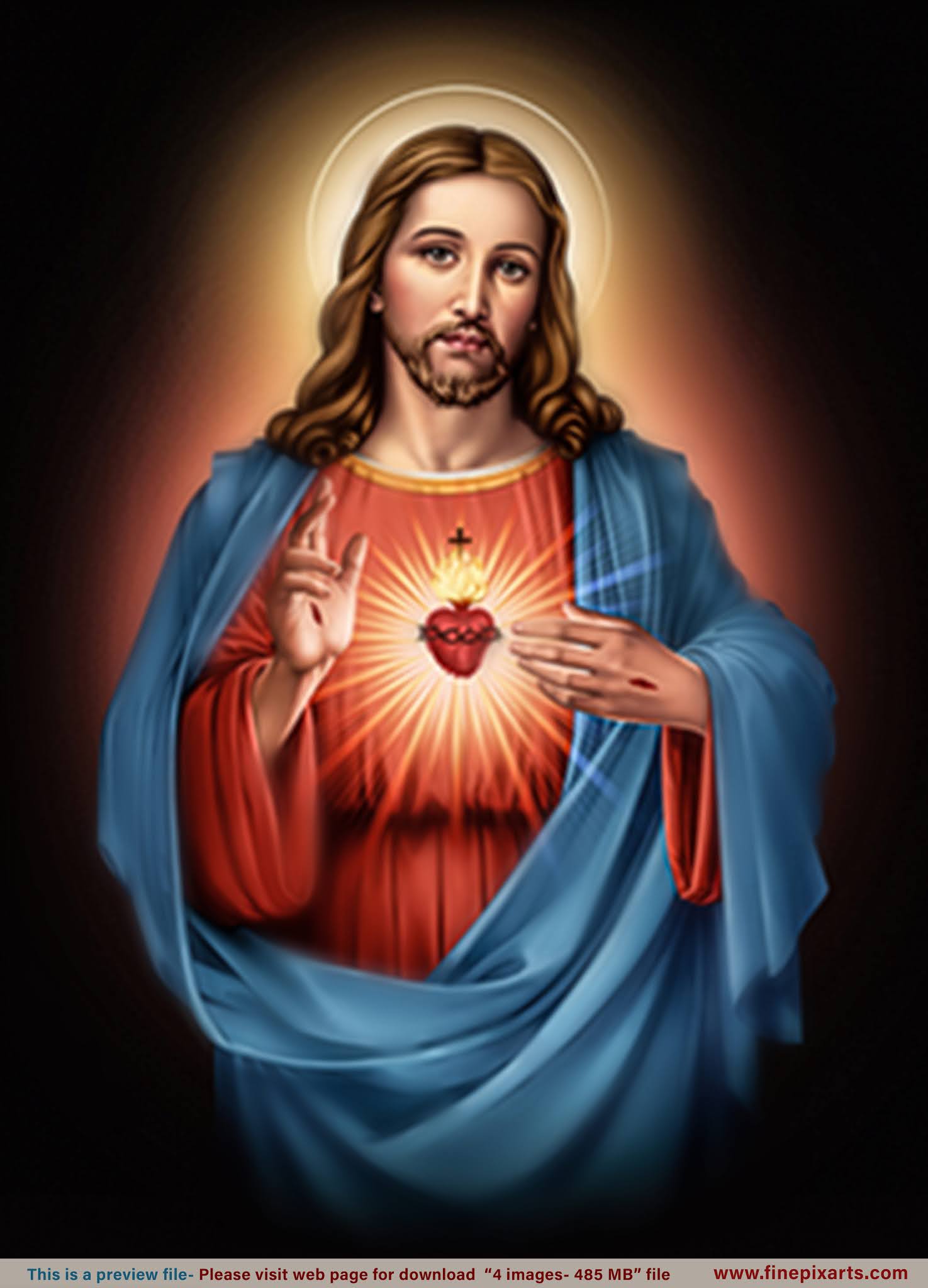 Sacred Heart of Jesus Christ_Black 121 MB