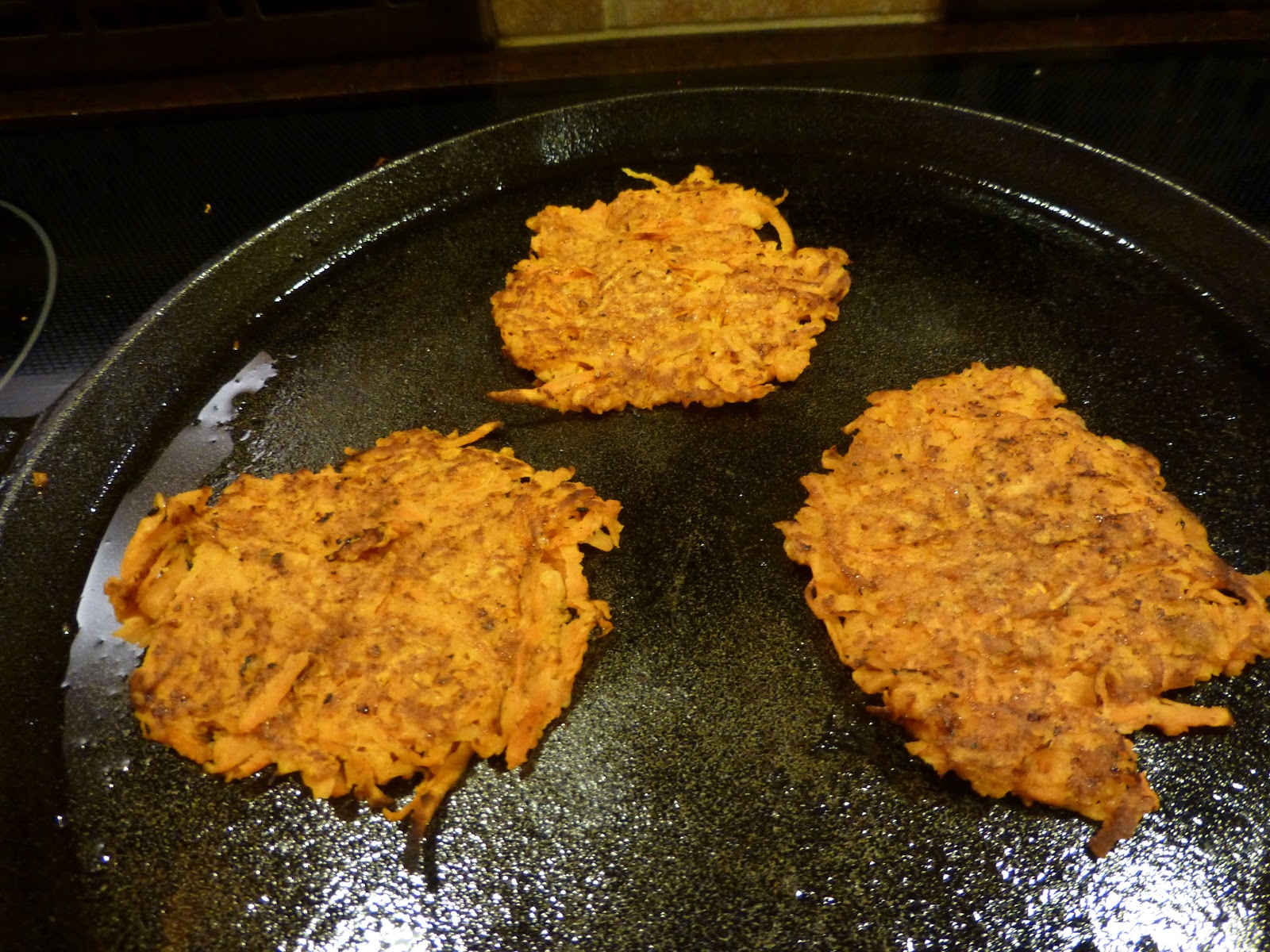 School of Eating Good Meatless Monday Sweet Potato Pancakes