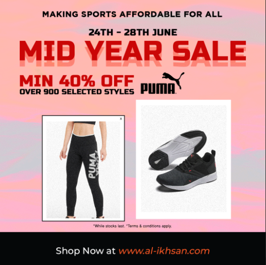 Al-Ikhsan Sports (MY): Puma Sales June 21