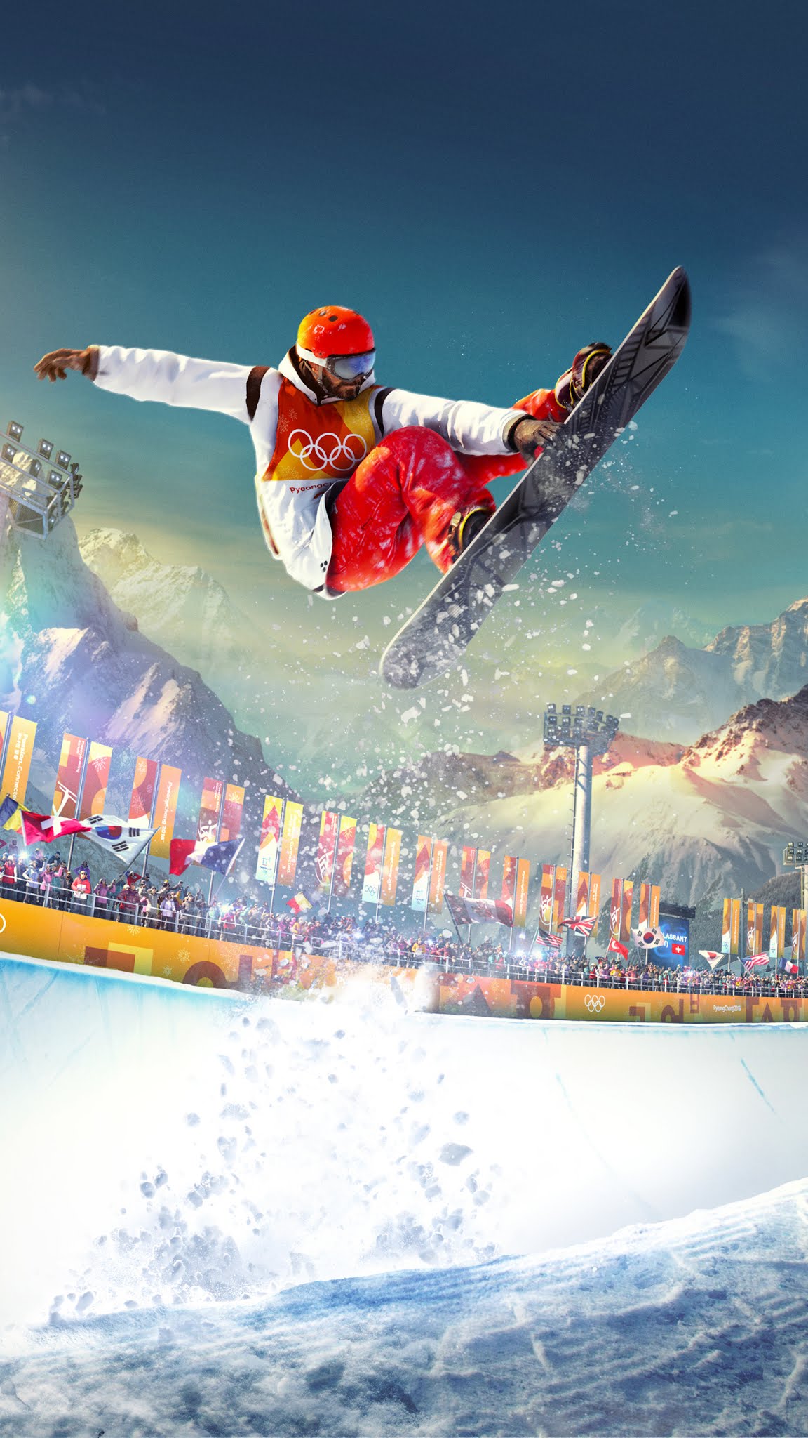 Skiing sports game,mobile wallpaper,freestyle,Olympic - HD ...