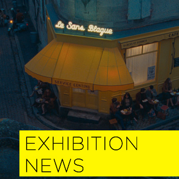 Visit Le Sans Blague Café at the Wes Anderson's The French Dispatch Exhibition