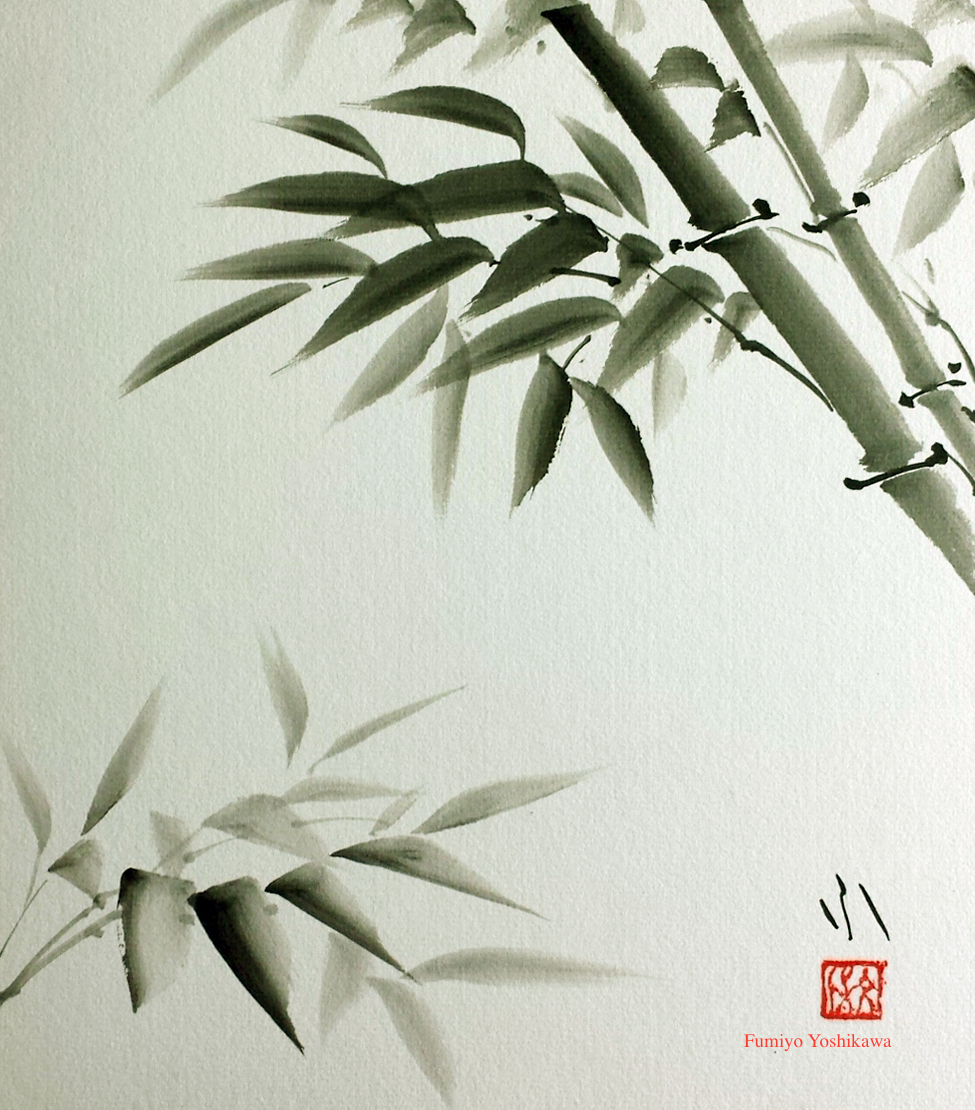 Fumiyo Yoshikawa Sumie Classes, and Students Shows 2017