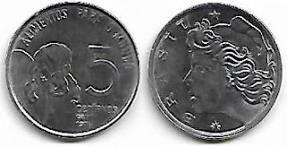 5 centavos, 1976