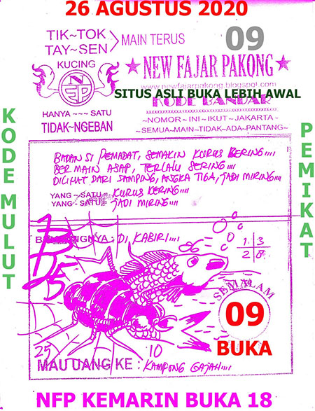 Prediksi Togel Hongkong Rabu 26 Agustus 2020 Hk Jitu | Prediksitogeljp