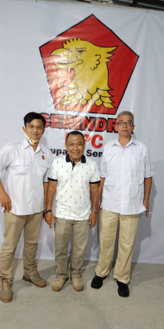 Pengurus Pimpinan Anak Cabang (PAC) Partai Gerindra Kecamatan Ambarawa, Kabupaten Semarang, Jawa Tengah