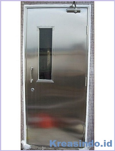 Daftar Harga Pintu Panel Besi, Pintu Rumah Besi, Pintu Emergency dan Pintu Studio Bahan Besi atau Stainless