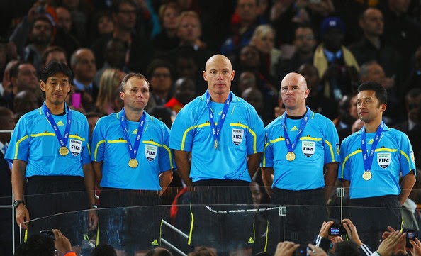 World cup 2010 final referee Clearance