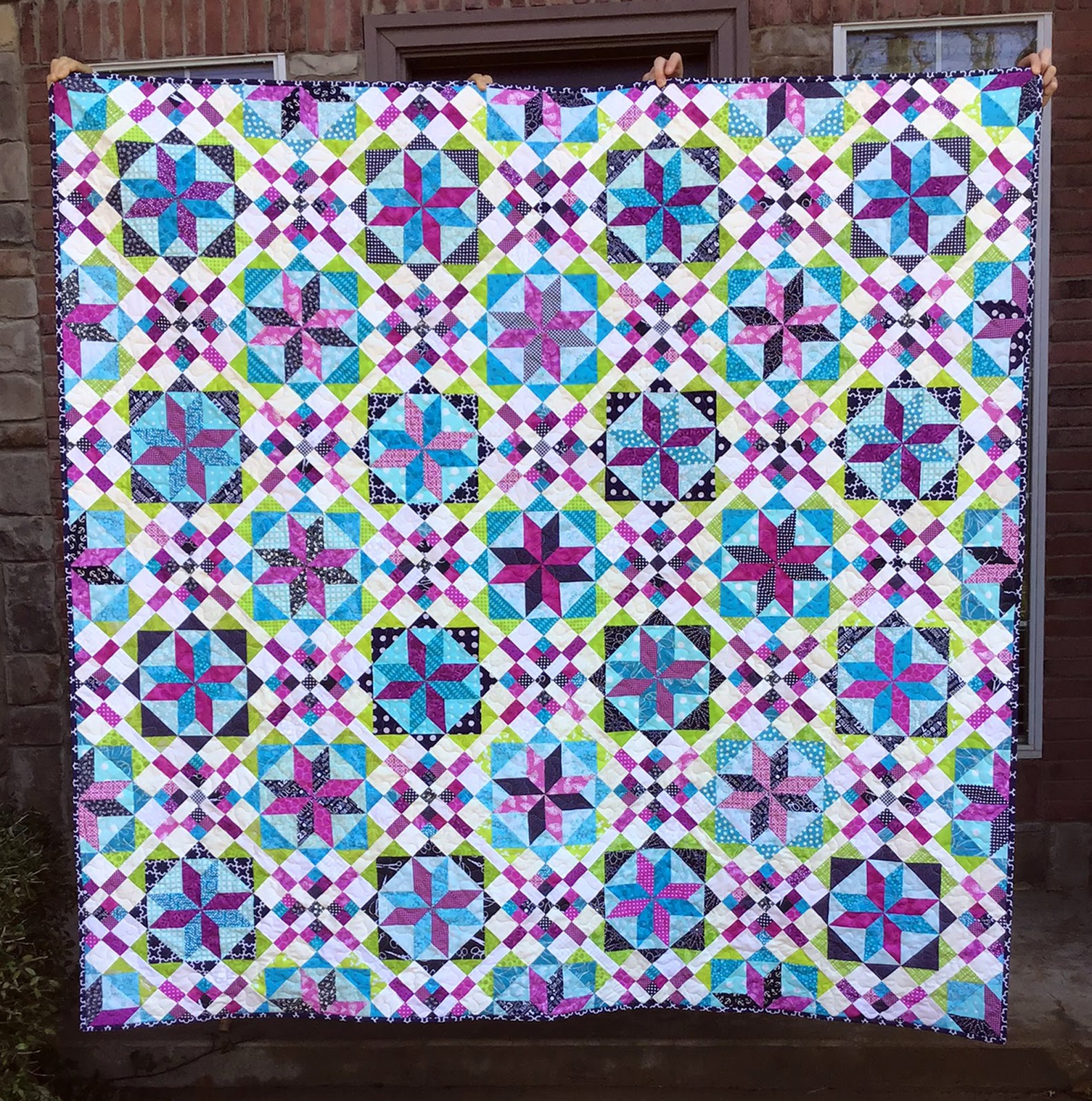 The Fleming's Nine Frolic Quilt