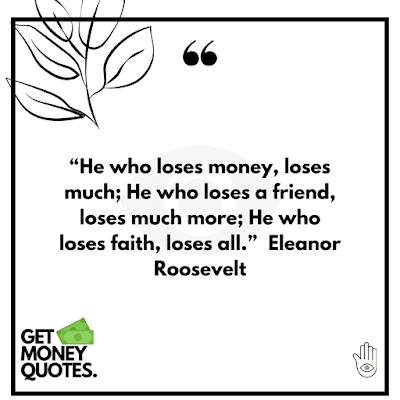 quotes about money  and life