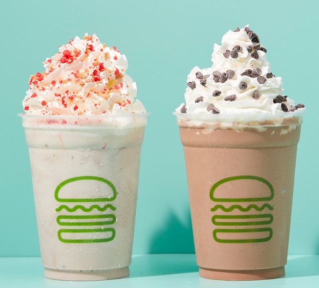 Shake Shack New Cherry Pop Shake and Triple Chocolate Chip Shake for Summer 2021