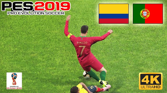 PES 2019 | Colombia vs Portugal | FiFa World Cup | PC GamePlaySSS