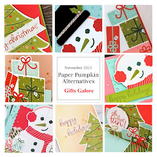 November 2021 Paper Pumpkin: Gifts Galore Bonus Project Ideas ~ Exclusively for Subscribers! PDF Tutorials ~ Subscribe with Julie Davison: http://tinyurl.com/GetPaperPumpkin