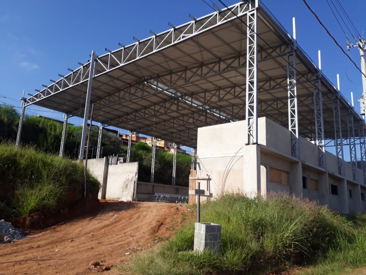 JORNAL PODIUM: Obra do Centro de Iniciação ao Esporte entra na fase de
