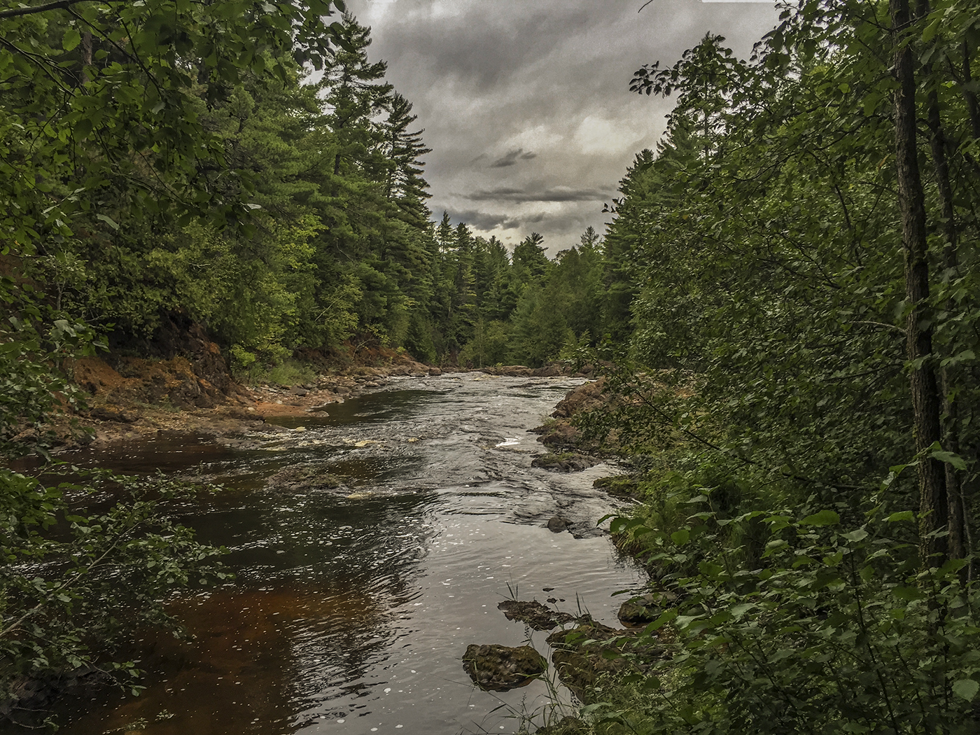 Tyler Forks of the Bad River at Copper Falls State Park