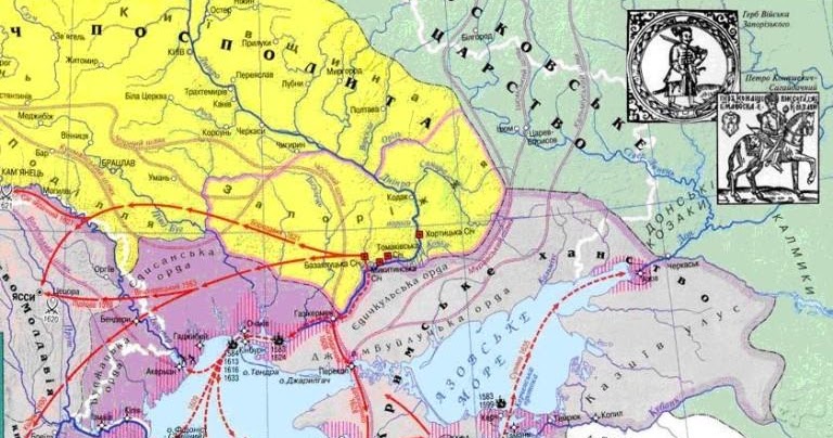 Крымское ханство карта