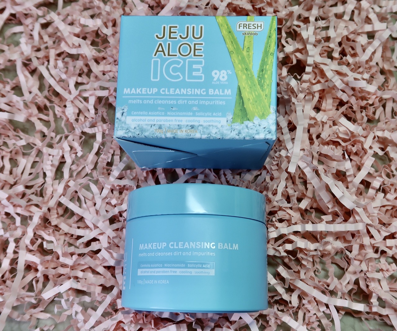 Fresh Skinlab Jeju Aloe Ice Makeup Cleansing Balm Review great for
