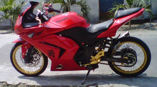 10 Modifikasi Motor Ninja 250 4 Tak Fi Dan Karbu Jari Jari Terbaik