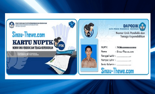 Cetak Kartu Nuptk Sendiri Sd Smp Sma Smk Tahun 2021 Sinau Thewe Com