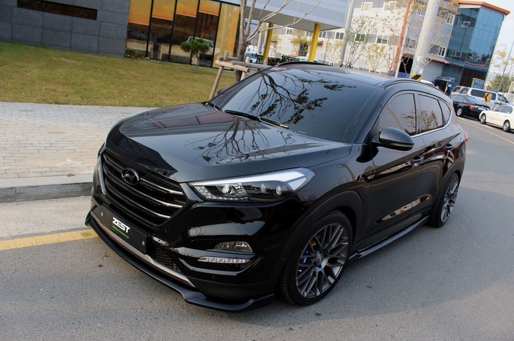 Hyundai Tucson 2016 без бампера