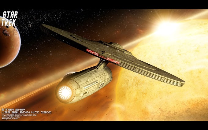 Star Trek Star Ship USS Saladin NCC-0500 Wallpaper