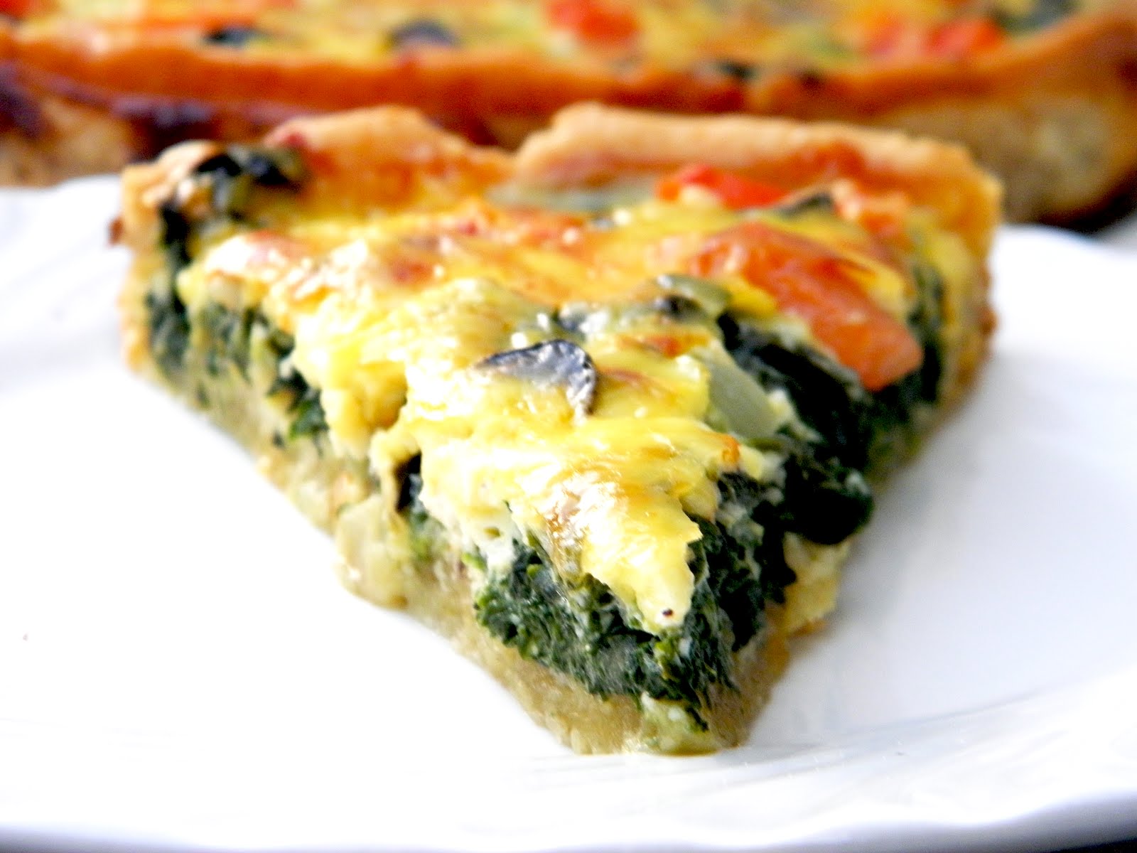 temp Spinach & Gouda Quiche
