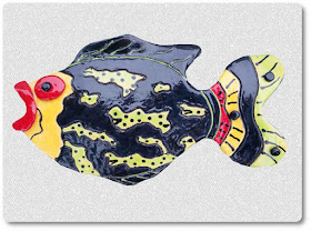 Ceramic Wall Decor Handmade Ceramic Fish Wall Art