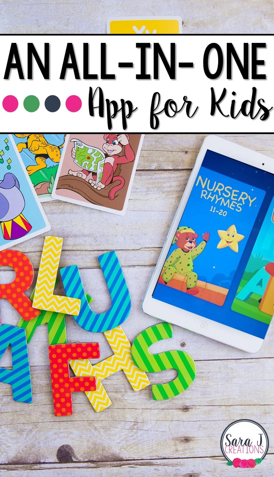 KidloLand is a fun app for toddlers and preschools that works on everything from counting to colors to letters to nursery rhymes and more.  