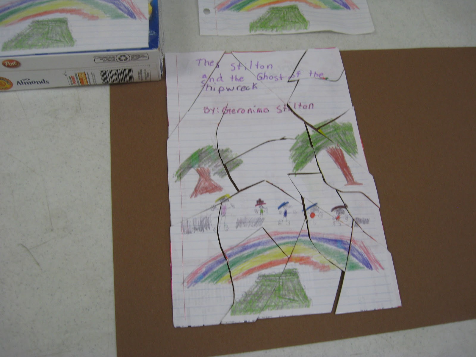 Mrs.Sanders 4th grade class Mystery Puzzle Book Report