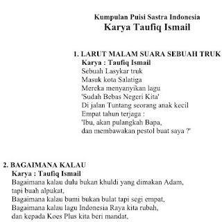 Gratis Download Gambar Unduh Kumpulan Puisi Sastra Indonesia Karya Taufiq Ismail Folder Terupdate by Cikimm.com