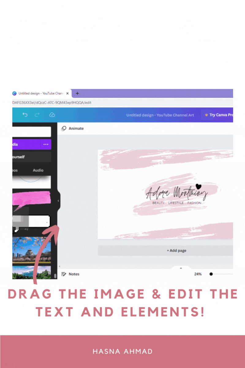 How to make an extraordinary banner for your youtube channel step by