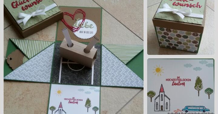 Basteln Am Berg Explosionsbox Zur Hochzeit