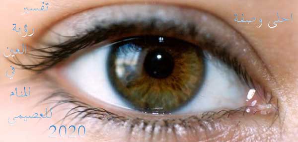 تفسير رؤية العين في المنام للعصيمي 2020