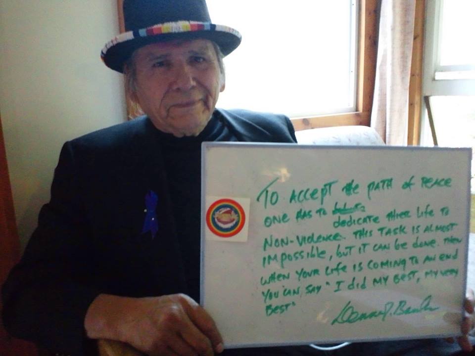 White Wolf Dennis Banks will begin his final journey home to join