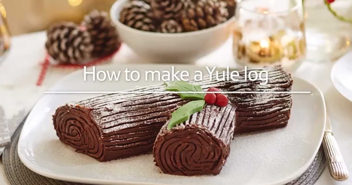 It's A Ruby And Pearl Christmas Thing How to Make a Yule Log
