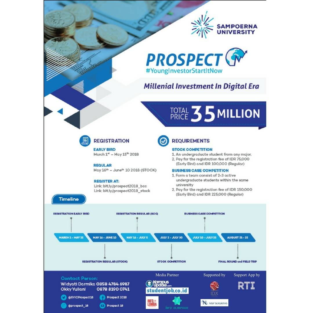 Stock Competition & Business Case Competition 2018, Total Price 35