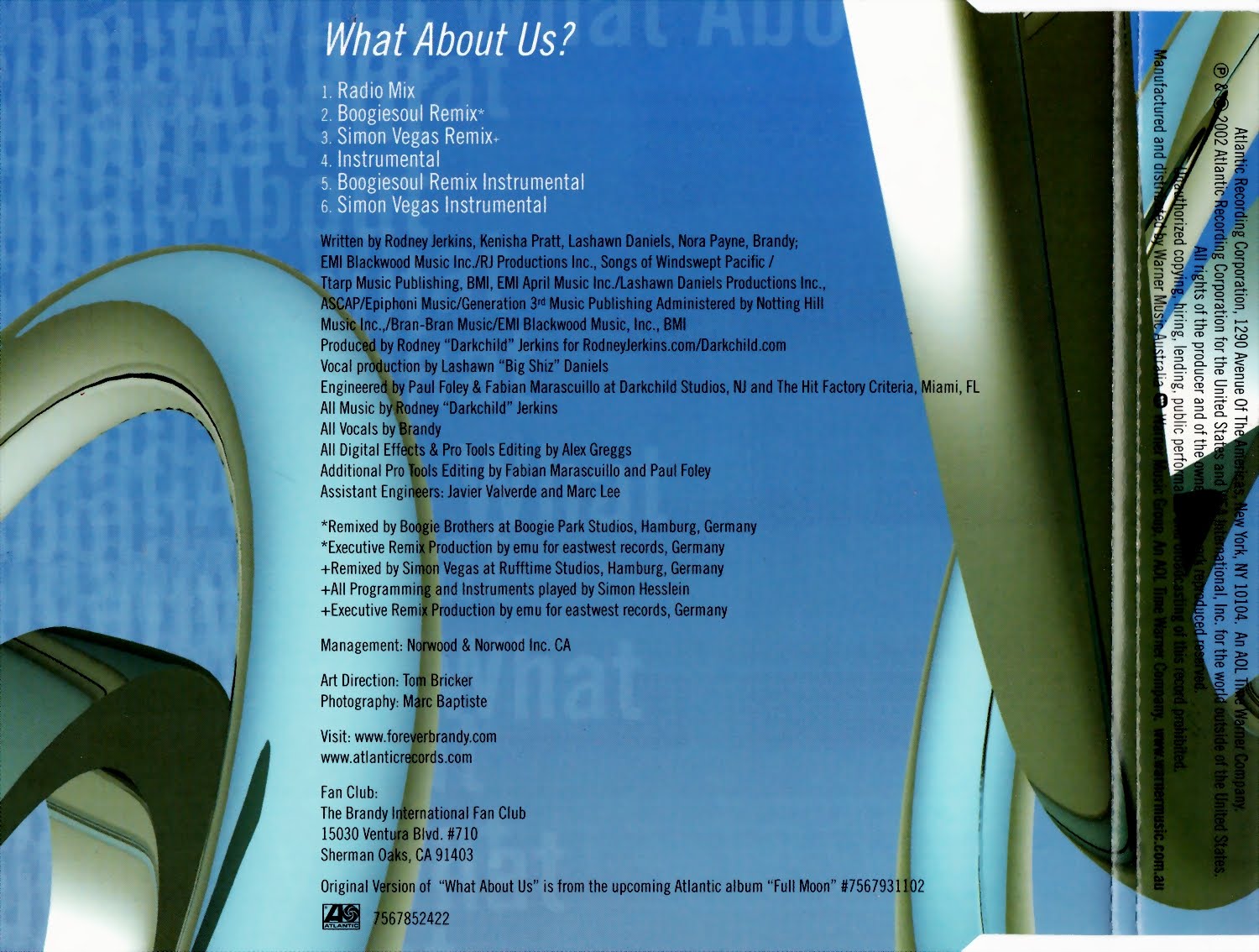 highest level of music Brandy What About Us(Au_CDM)2002