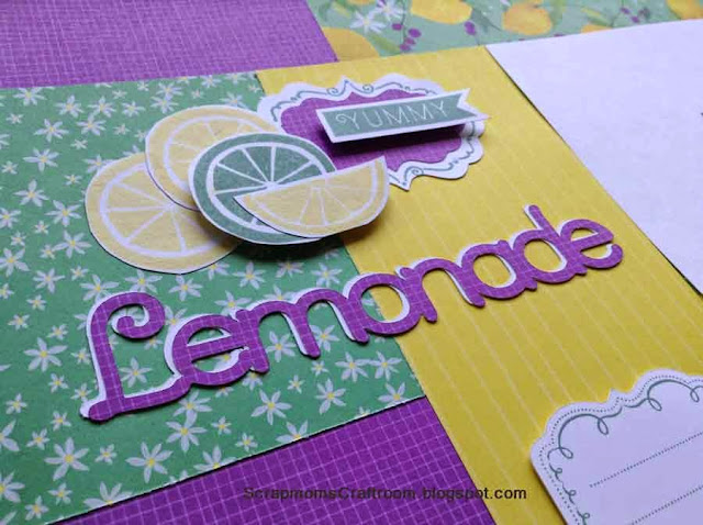 Taste of Summer - "Lemonade" - Close To My Heart (Magic: Parlor Trick) --- ScrapmomsCraftroom.blogspot.com