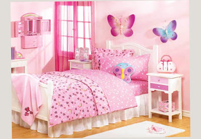 Photo Picture for Houzz Young Adult Bedroom Ideas With Butterfly on The Wallpaper
