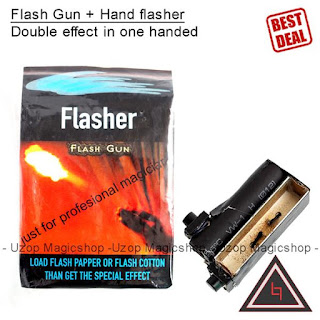 Jual alat sulap flash gun double hand flasher Jual alat sulap flash gun double hand flasher