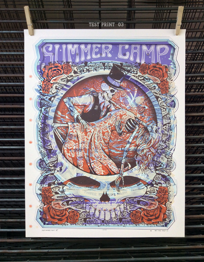 INSIDE THE ROCK POSTER FRAME BLOG Half Hazard Press One Last Dance