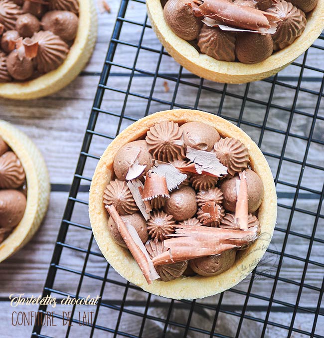 Tartelettes chocolat et confiture de lait tartelettes-chocolat-confiture-de-lait