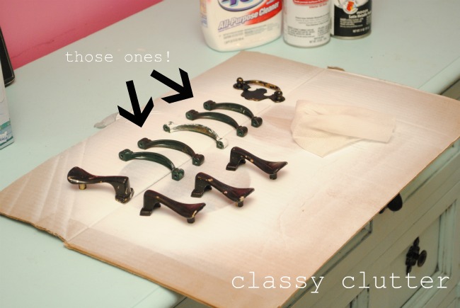 how to paint hardware (the right way!) - classy clutter