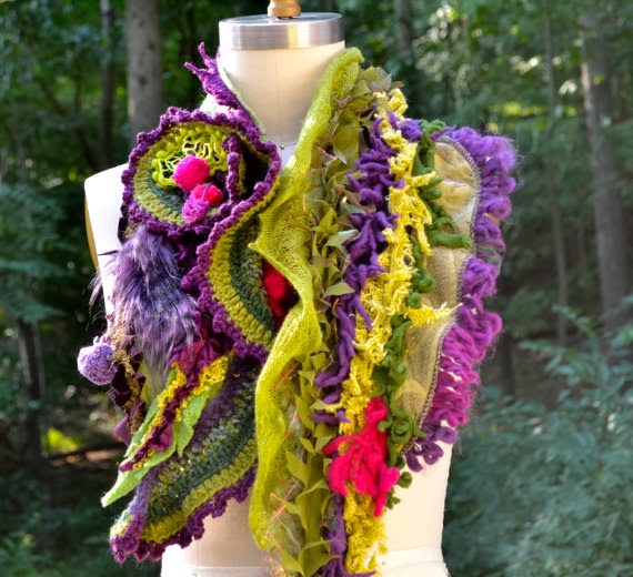 Selvage Blog Wearable Fiber Art from Amber Studios