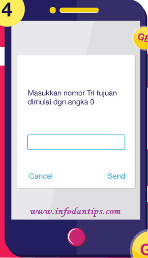 2 Cara Mudah Transfer Kuota Data Internet Tri Kikida