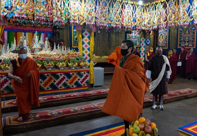 King Jigme Khesar Namgyel and Queen Jetsun Pema offered prayers in memory of Prince Philip, Duke of Edinburgh