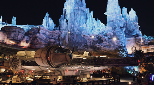 Night Star Wars Galaxys Edge Disneyland