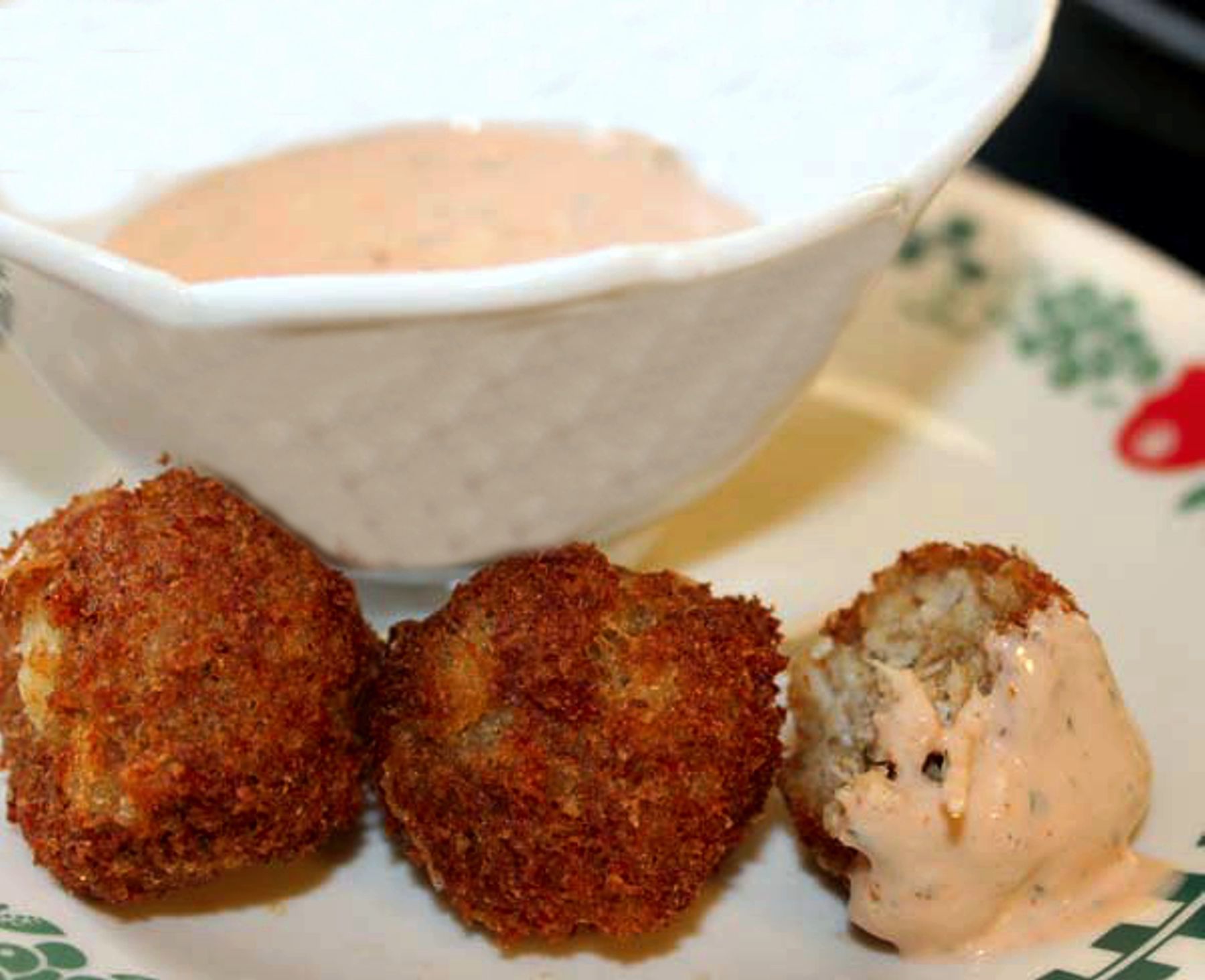 Cooking With Mary and Friends Crab Balls with Remoulade Sauce